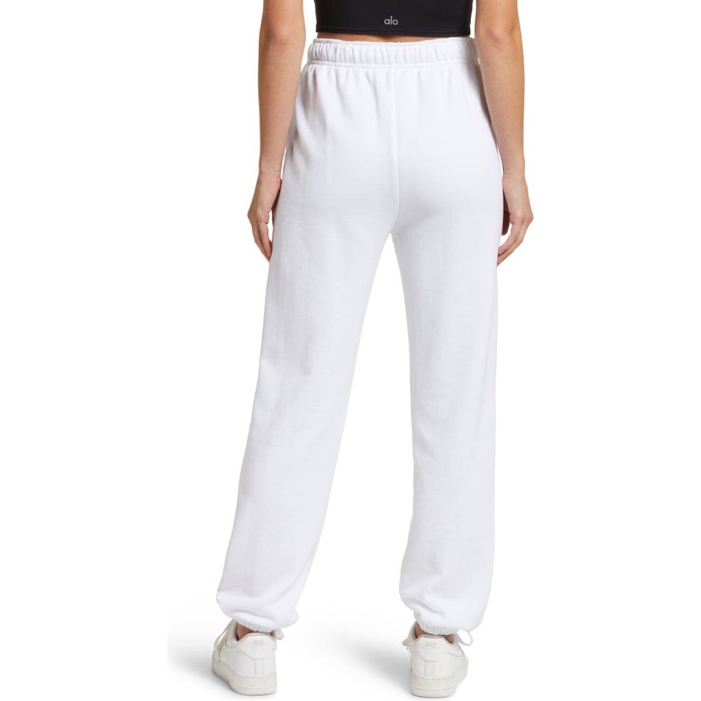 Alo Yoga Accolade Sweatpant White S - Picture 2 of 16
